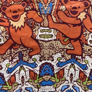 60X90  Grateful Dead Bear Vibrations Tapestry – 3-D 60x90 Inches  |  It’s RAD!
